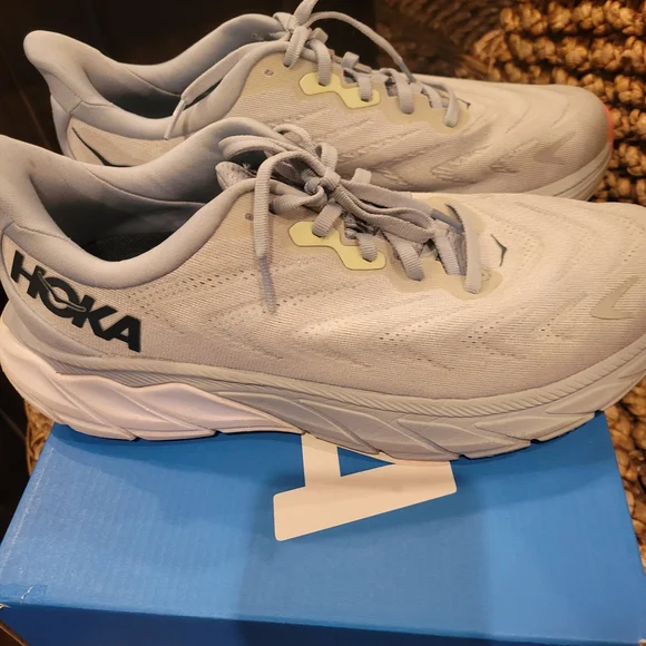 HOKA W ARAHI 6Light Blue/Gray Running Shoes 9.5B - Picture 2 of 6